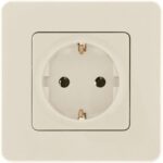 Розетка 1-м СП Inspiria 16А IP20 250В 2P+E немецк. стандарт механизм сл. кость IEK 673721 — изображение 4