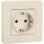 Розетка 1-м СП Inspiria 16А IP20 250В 2P+E немецк. стандарт механизм сл. кость IEK 673721 — изображение 5