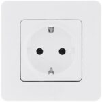 Розетка 1-м СП Inspiria 16А IP20 250В 2P+E защ. шторки немецк. стандарт механизм бел. IEK 673730 — изображение 6