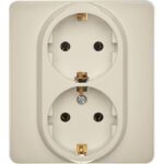 Розетка Inspiria 16А 250В 2х2P+E немецк. стандарт сл. кость IEK 673751 — изображение 2