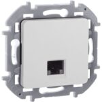 Розетка компьютерная Inspiria RJ45 кат.5E UTP бел. IEK 673825