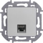Розетка компьютерная Inspiria RJ45 кат.5E UTP алюм. IEK 673827 — изображение 4