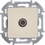Розетка телевизионная TV Inspiria 2дБ 0-2400мГц с топологией "звезда" механизм сл. кость IEK 673851 — изображение 4