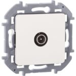 Розетка телевизионная проходная TV Inspiria 14дБ 5-862мГц механизм бел. IEK 673860