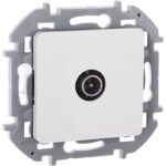 Розетка телевизионная оконечная TV Inspiria 10дБ 5-862мГц механизм бел. IEK 673870