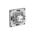 Розетка компьютерная 1-м KANT RJ45 кат.6A без шторки черн. уголь DKC 7012673 — изображение 4