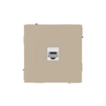 Розетка компьютерная 1-м KANT RJ45 кат.6A без шторки ванильн. марципан DKC 7015673