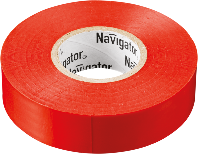 71104_1.png Изолента ПВХ 15мм (рул.20м) красн. NIT-B15-20/R Navigator 71104 — изображение 1