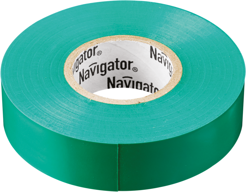71106_1.png Изолента ПВХ 15мм (рул.20м) зел. NIT-B15-20/G Navigator 71106 — изображение 1