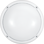 Светильник светодиодный 71 622 OBL-R1-7-4K-WH-IP65-LED-SNRV 7Вт 4000К IP65 520лм ЖКХ с оптико-акустич. датчиком круг бел. (аналог НПП) ОНЛАЙТ 71622 — изображение 2
