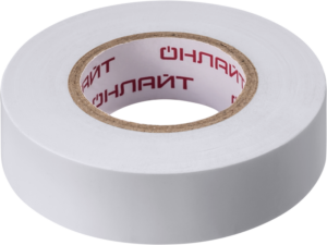 Изолента ПВХ 19мм (рул.20м) 71 689 OIT-B19-20/WH бел. ОНЛАЙТ 71689 — изображение 2