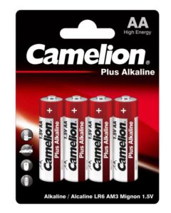 Элемент питания алкалиновый AA/LR6 1.5В Plus Alkaline LR6-BP4 (блист.4шт) Camelion 7370 — изображение 5