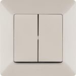 Выключатель 2-кл. СП Valena Life 10А IP20 250В с лицев. панелью безвинтов. зажимы механизм сл. кость Leg 752505 — изображение 3