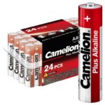 Элемент питания алкалиновый AAA/LR03 1.5В Plus Alkaline LR03-PB24 (уп.24шт) Camelion 7615 — изображение 3