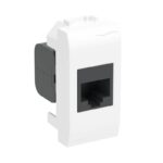 Розетка компьютерная 1-м СП 1мод. Brava RJ45 кат.5E бел. DKC 76654B — изображение 4