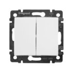 Выключатель 2-кл. СП Valena 10А IP31 250В механизм бел. IEK 774405 — изображение 4
