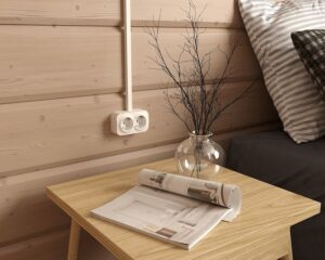 Розетка 2-м ОП Quteo 16А IP20 250В 2х2P+E с заземл. без защ. шторок бел. IEK 782233 — изображение 5