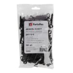 Дюбель-хомут ДХП 12-6 для плоского кабеля нейлон черн. (уп.100шт) Fortisflex 81830 — изображение 2
