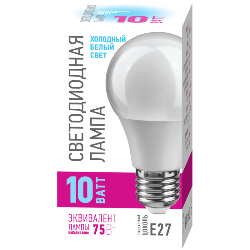 82911_4.png Лампа светодиодная 82 911 OLL-A55-10-230-4K-E27-PROMO 10Вт грушевидная 4000К E27 220-240В ОНЛАЙТ 82911 — изображение 1