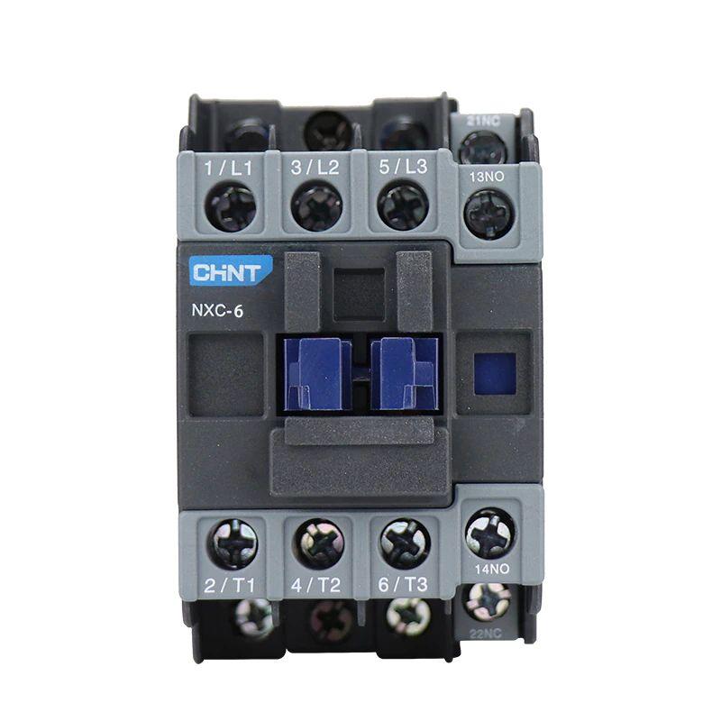 836696_1.jpeg Контактор NXC-06 6А кат. 220В AC 1НО+1НЗ AC-3 (R) CHINT 836696 — изображение 1
