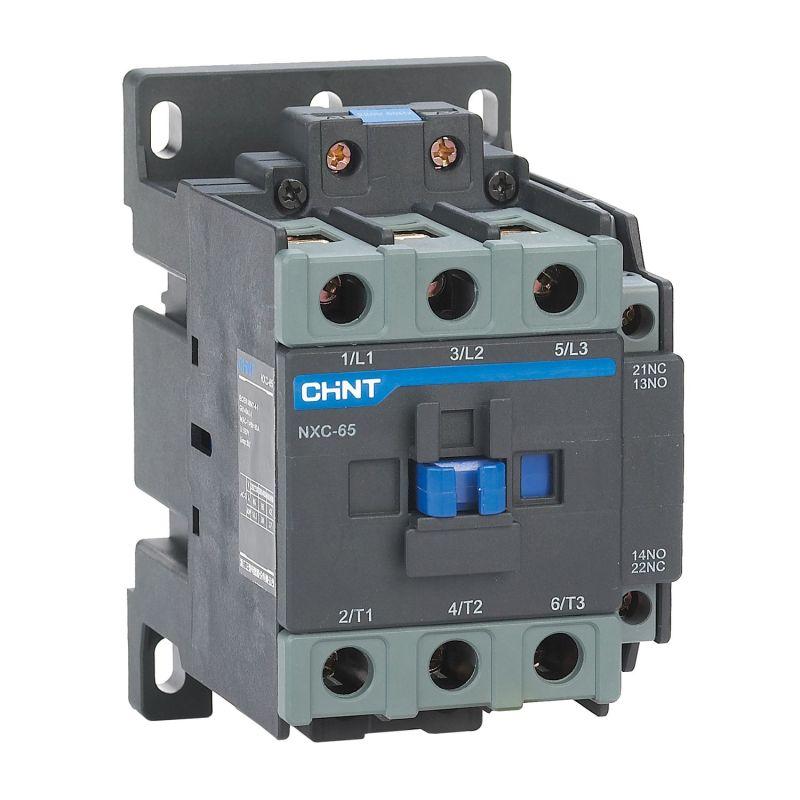 836788_1.jpeg Контактор NXC-50 50А кат. 220В AC 1НО+1НЗ AC-3 (R) CHINT 836788 — изображение 1
