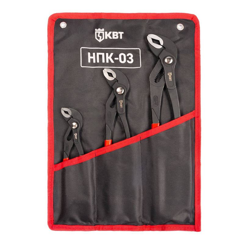 85285_1.jpeg Набор переставных клещей НПК-03 "Практик" КВТ 85285 — изображение 1