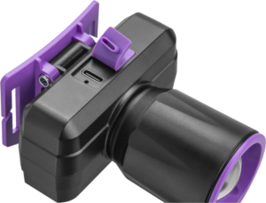 Фонарь аккумуляторный налобный 90 864 OPT-H06-ACCU 1LED 5Вт 3 реж. Li-Ion 1.2А.ч ОНЛАЙТ 90864 — изображение 4