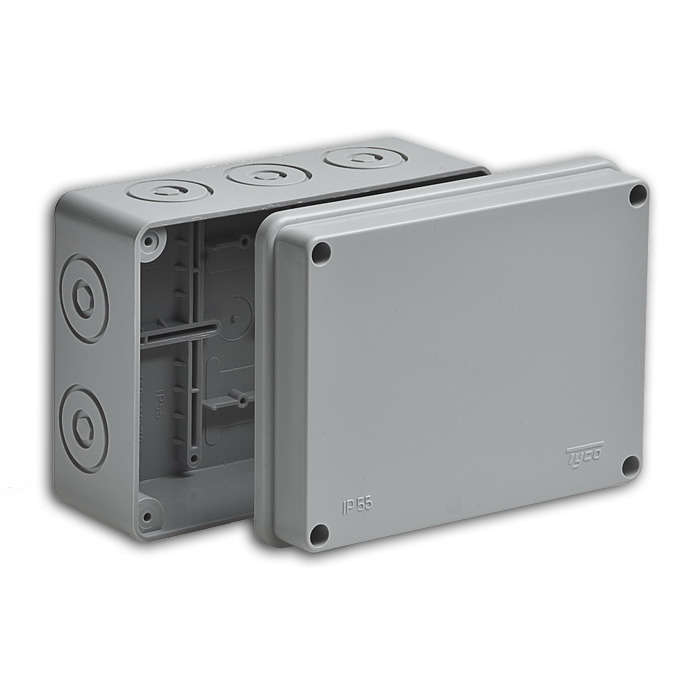92434.jpg Коробка распределительная ОП 150х110х70мм IP55 без гермет. Ruvinil 67054 — изображение 1