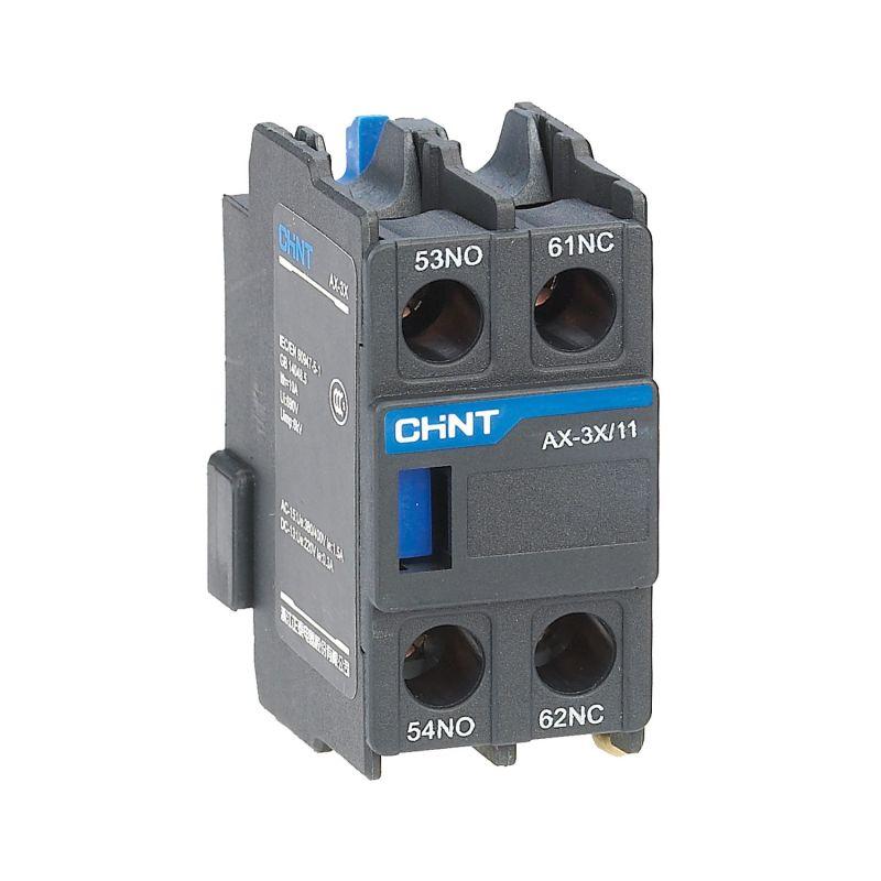 938256_1.jpeg Приставка доп. контакты AX-3X/11 к контактору NXC-06~630 (R) CHINT 938256 — изображение 1