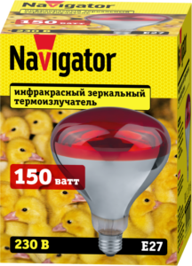 Термоизлучатель 93 971 NI-R125-150-230-Е27-ИКЗК Navigator 93971 — изображение 2