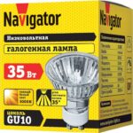 Лампа галогенная 94 225 JCDRC 35Вт GU10 230В 2000h Navigator 94225 — изображение 3