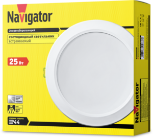 Светильник светодиодный 94 838 NDL-P1-25W-840-WH-LED 25Вт 4000К (аналог Downlight КЛЛ 2х26) Navigator 94838 — изображение 2