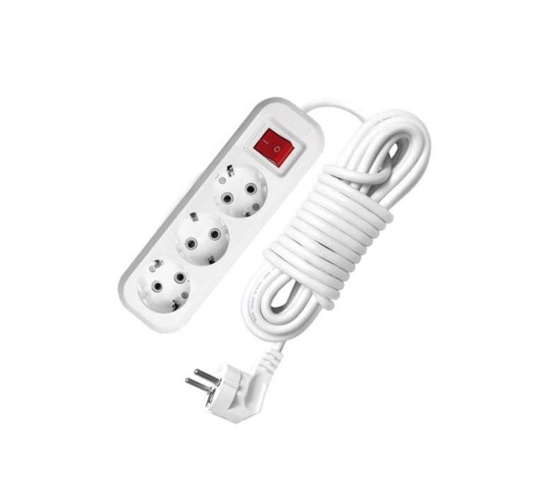 97314.jpg Удлинитель 3х2м с заземл. 16А IP20 S-303 ПВС 3х1 с выкл. UNIVersal 9634418 — изображение 1