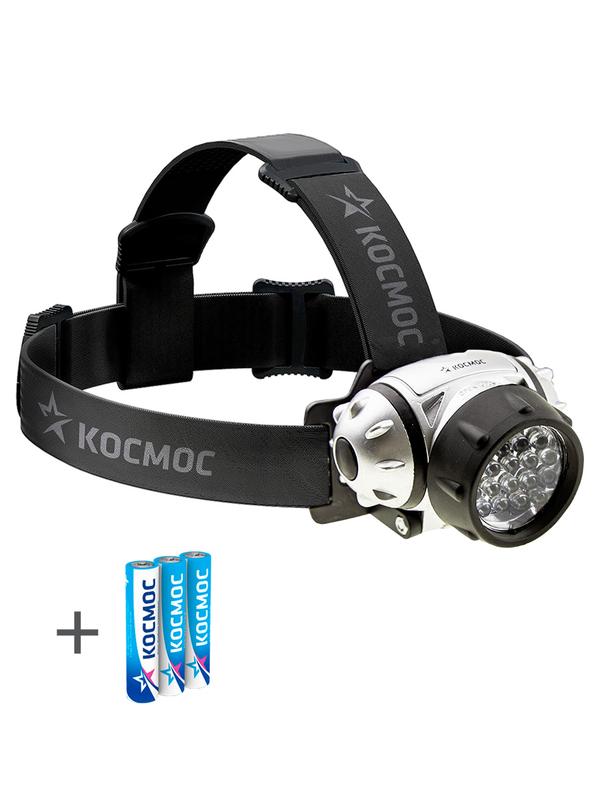 97675.jpg Фонарь налобный H14LED 14LED 3хAAA/R03 КОСМОС KOC-H14-LED — изображение 1