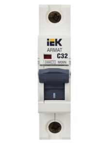 Выключатель автоматический модульный 1п C 32А M06N ARMAT IEK AR-M06N-1-C032 — изображение 9