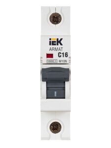 Выключатель автоматический модульный 1п C 16А M10N ARMAT IEK AR-M10N-1-C016 — изображение 9