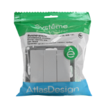 Выключатель 3-кл. СП AtlasDesign 10А IP20 (сх. 1+1+1) 10AX механизм бел. SE ATN000131 — изображение 7
