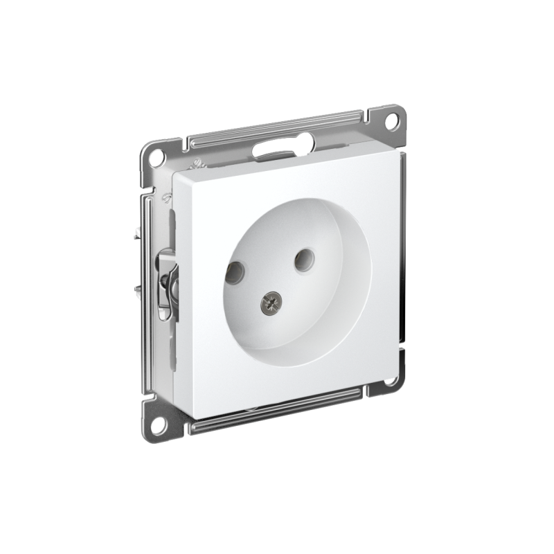 ATN000141_4.png Розетка 1-м СП AtlasDesign 16А IP20 без заземл. без защ. шторок механизм бел. SE ATN000141 — изображение 1