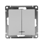 Выключатель 2-кл. СП AtlasDesign 10А IP20 (сх. 5а) 10AX с подсветкой механизм бел. SE ATN000153 — изображение 6