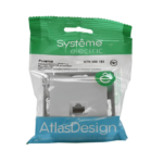 Розетка компьютерная 1-м AtlasDesign RJ45 кат.5E механизм бел. SE ATN000183 — изображение 4