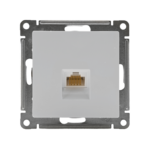 Розетка компьютерная 1-м AtlasDesign RJ45 кат.5E механизм бел. SE ATN000183 — изображение 5