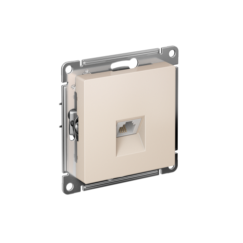 ATN000281_2.png Розетка телефонная 1-м СП AtlasDesign RJ11 механизм беж. SE ATN000281 — изображение 1