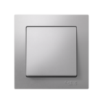 Выключатель 1-кл. СП AtlasDesign 10А IP20 (сх. 1) 10AX в сборе алюм. SE ATN000312 — изображение 2