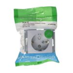 Розетка 1-м СП AtlasDesign 16А IP20 с заземл. защ. шторки механизм алюм. SE ATN000345 — изображение 2