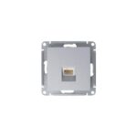 Розетка компьютерная 1-м AtlasDesign RJ45 кат.5E механизм алюм. SE ATN000383 — изображение 5