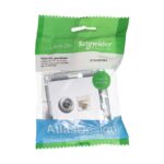 Розетка компьютерная + телевизионная 2-м СП AtlasDesign RJ45 кат.5E + TV механизм алюм. SE ATN000389 — изображение 2