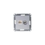 Розетка компьютерная + телевизионная 2-м СП AtlasDesign RJ45 кат.5E + TV механизм алюм. SE ATN000389 — изображение 5