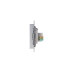 Розетка компьютерная + телевизионная 2-м СП AtlasDesign RJ45 кат.5E + TV механизм алюм. SE ATN000389 — изображение 3