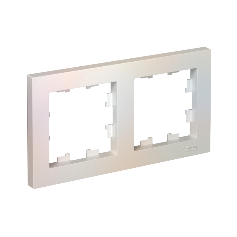 ATN000402_1.png Рамка 2-м AtlasDesign универс. жемчуж. SE ATN000402 — изображение 1