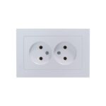 Розетка 2-м СП AtlasDesign 16А IP20 без заземл. в сборе жемчуж. SE ATN000420 — изображение 3